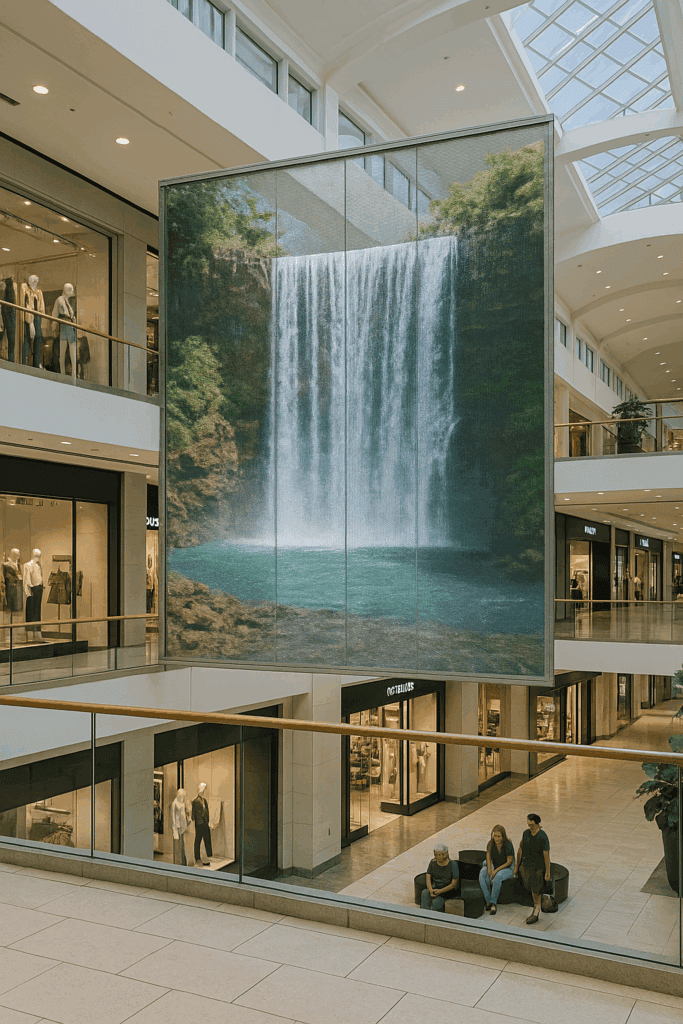 LED Videowall transparent