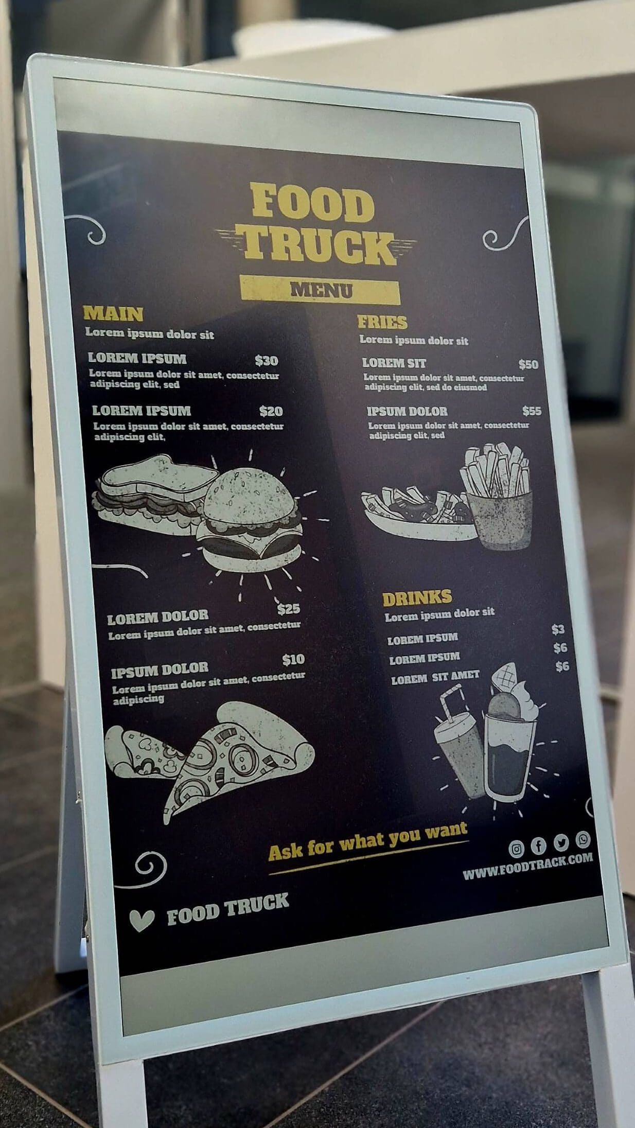 E-Paper-Displays 9 digitale Kundenstopper