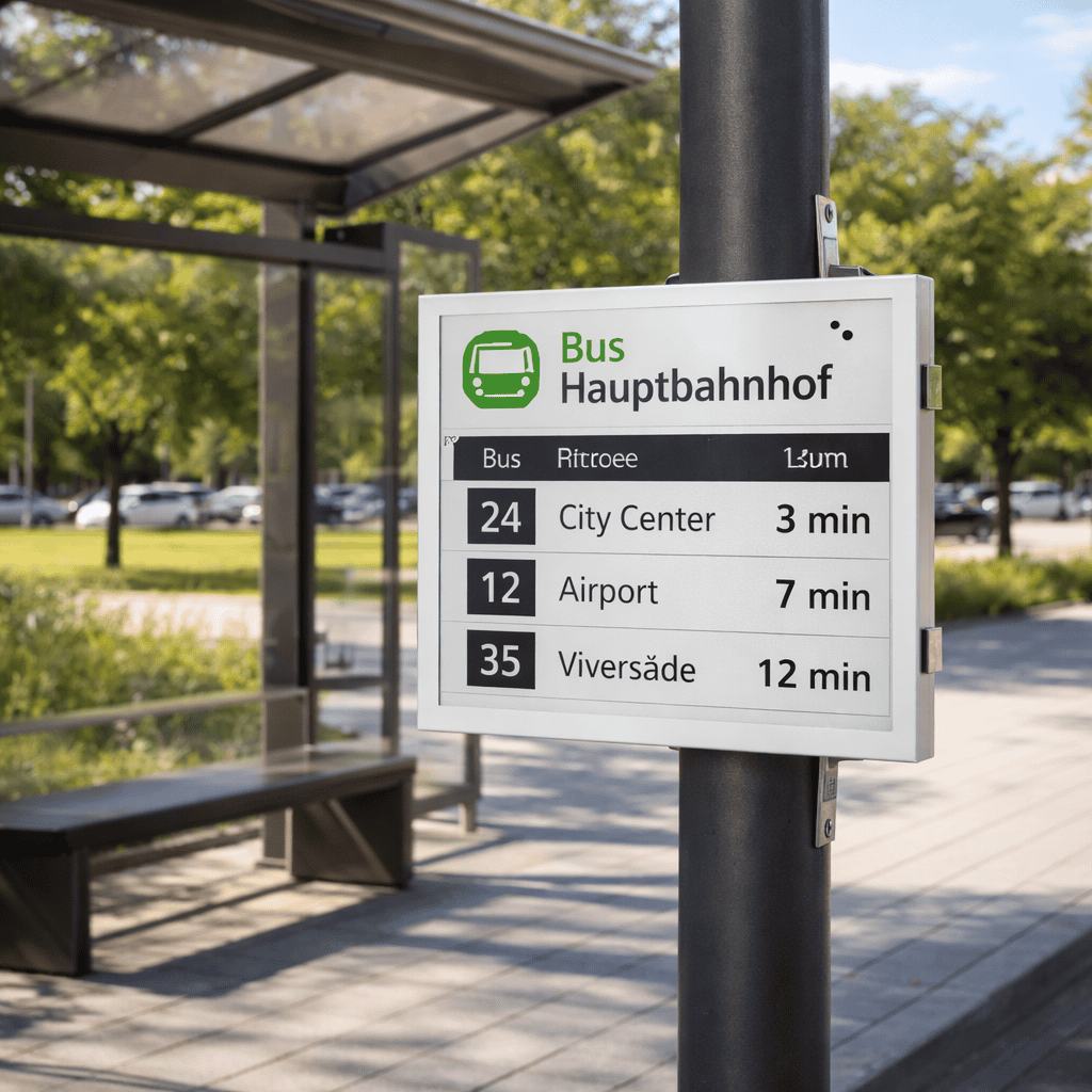 E-Paper 13 TFT Display in Kombination mit Touch, Frontglas und passendem UX-Design